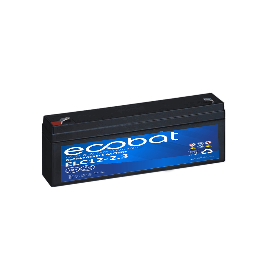 Ecobat AGM 12V 2.3Ah(178x35x67mm) T1 0,9 kg +v