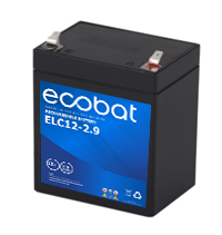 Ecobat AGM 12V 2.9Ah(70x47x107mm) T1 0,8 kg +V