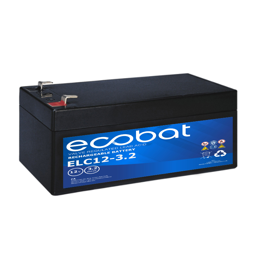 Ecobat AGM 12v 3.2Ah(134x67x67mm) T1 1,3 kg +h