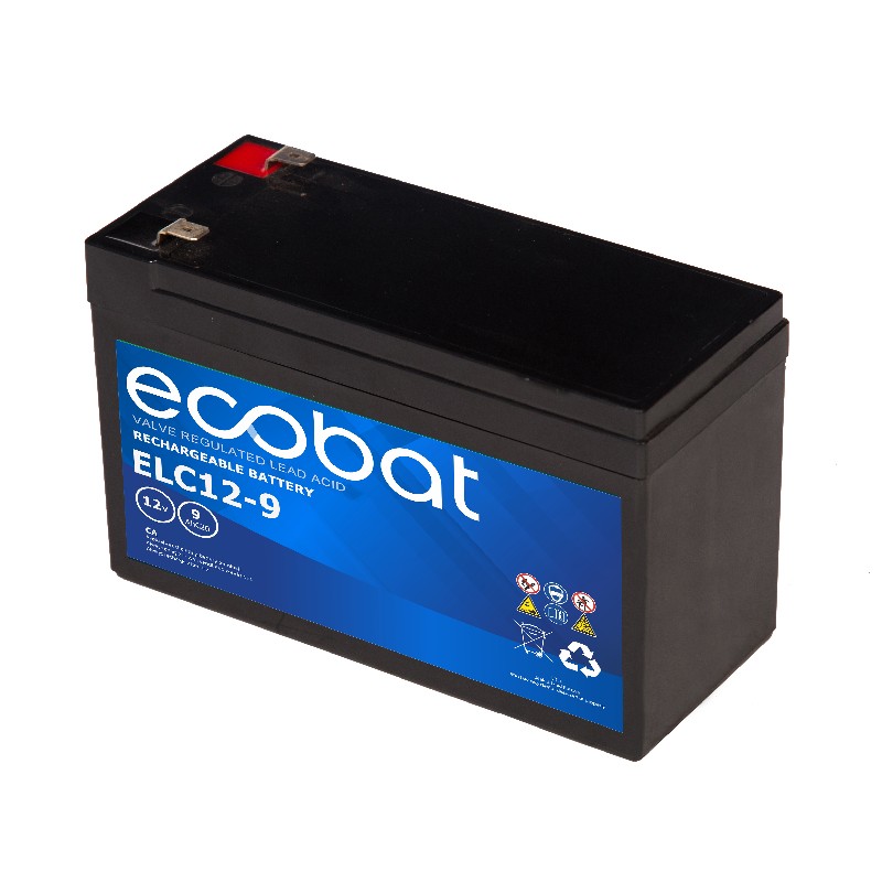Ecobat AGM 12V 9Ah(151x65x99mm) T2 2,4 kg +v