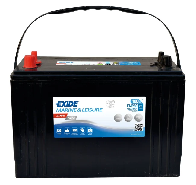 Start AGM EM960 12v-100Ah 800CCA(en)330x173x240 mm 31 kg +V