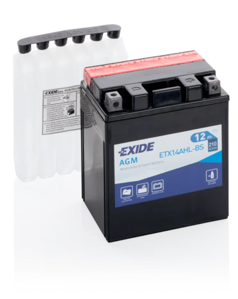 Exide MC AGM 12V 12Ah 135x90x165 210 CCA +H
