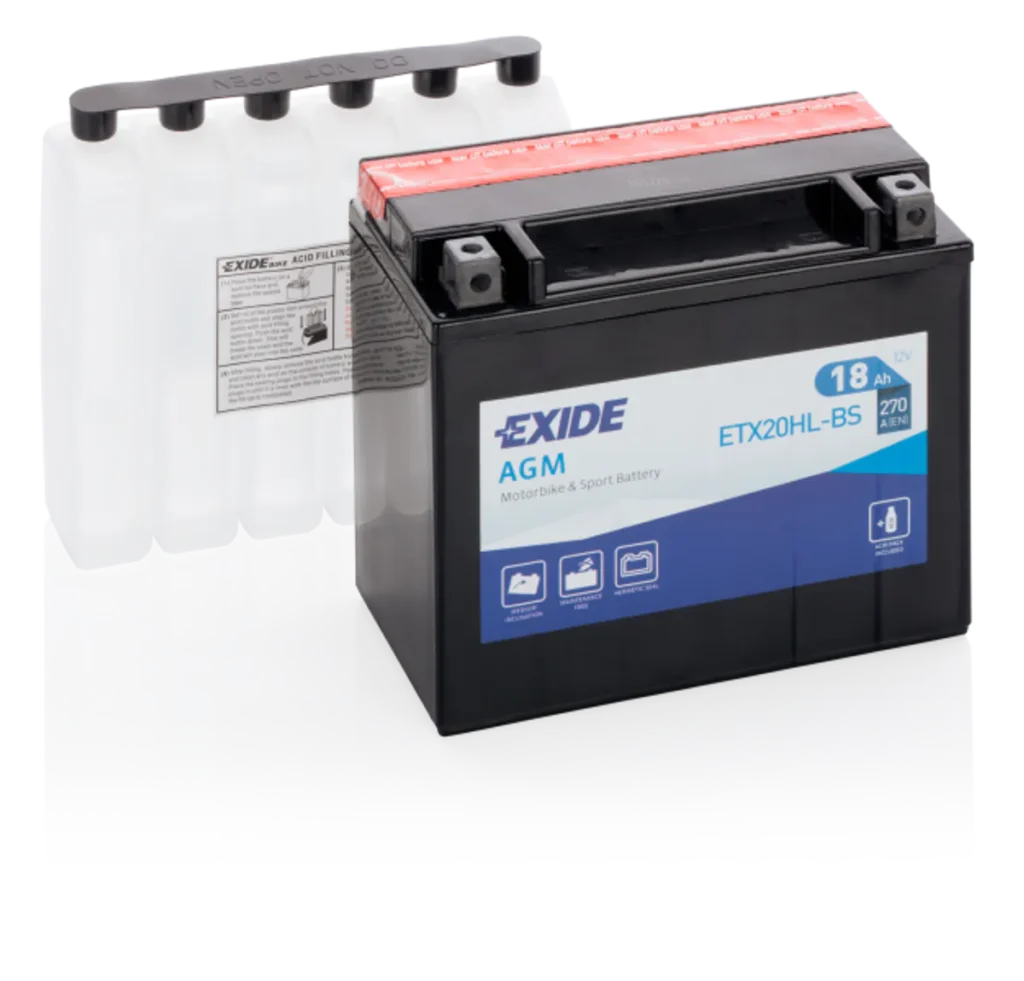 Exide MC AGM 12V 18Ah 175x90x155 270 CCA +H