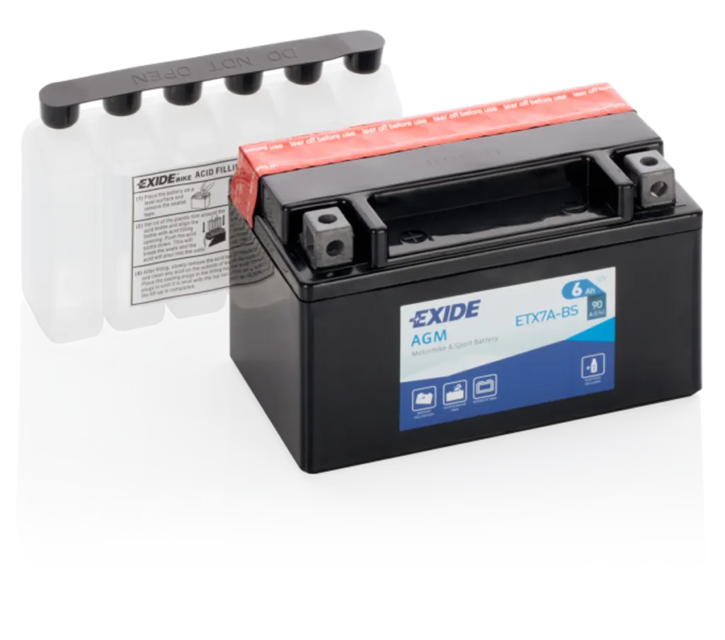 Exide MC AGM 12V 6Ah 150x90x95 90 CCA +V