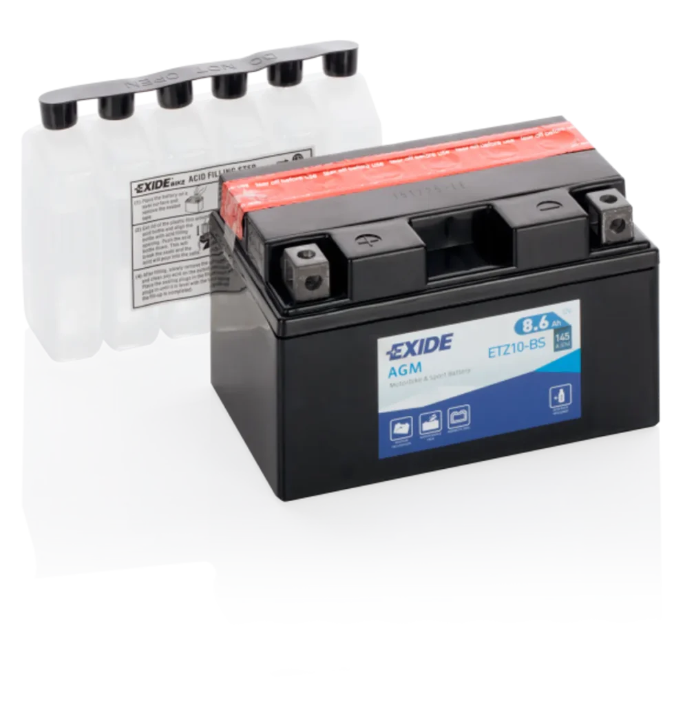 Exide MC AGM 12V 8,6Ah 150x90x95 145 CCA +V