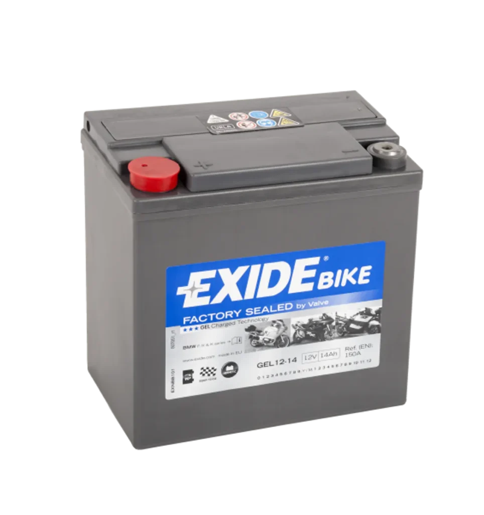 Exide MC GEL 12V G14 150x90x145 150 CCA +V