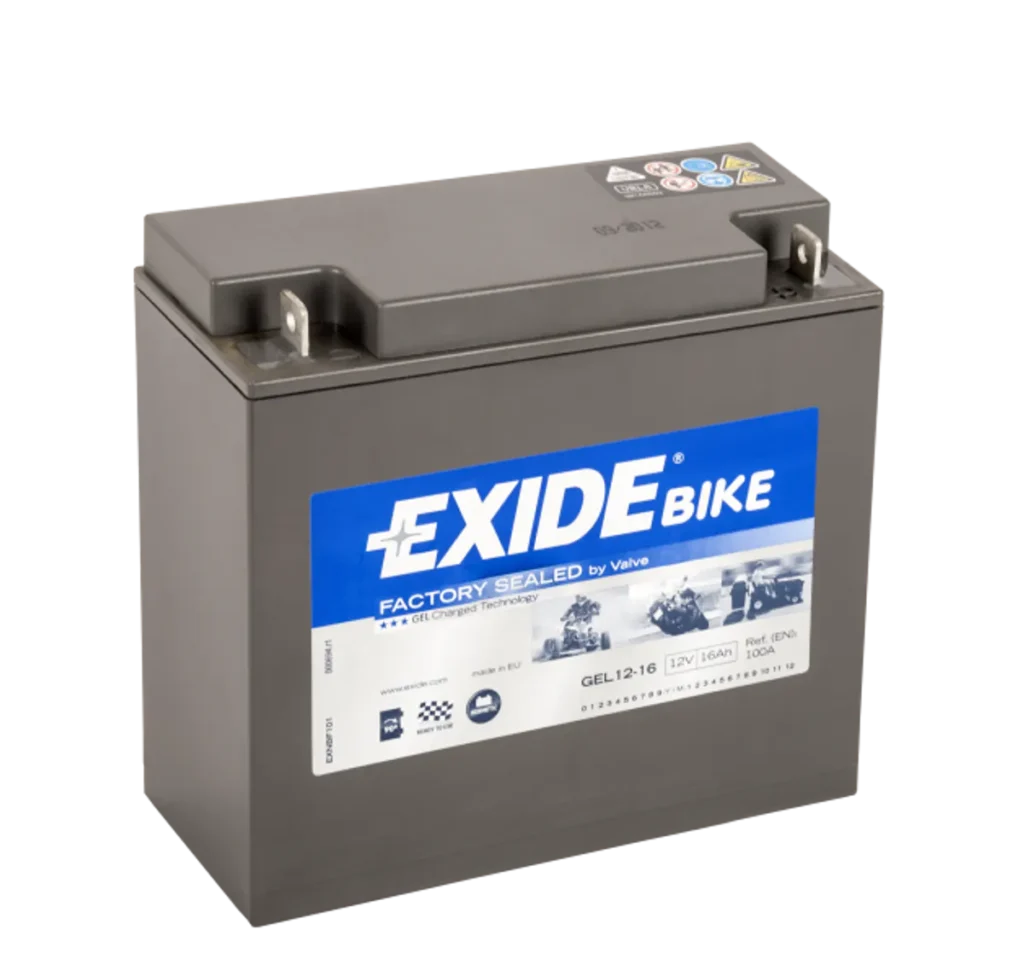 Exide MC GEL 12V G16 180x75x165 100 CCA +H