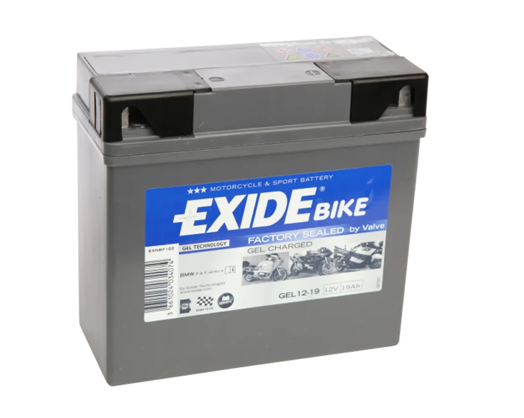Exide MC GEL 12V G19 185x80x170 170 CCA +H