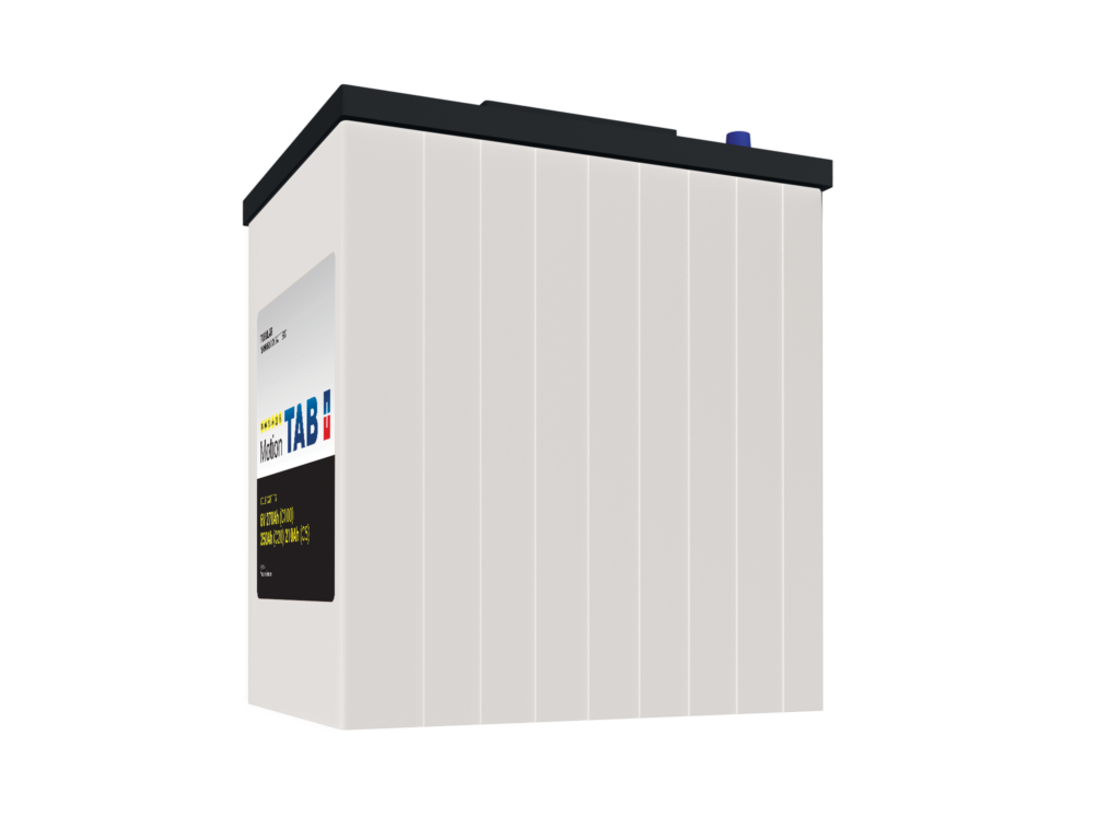 Batteri rørplate deep cycle 6V 250AH/20-210AH/5 (TAB 8380967) 244x190x270 mm 31,5 kg diagonal