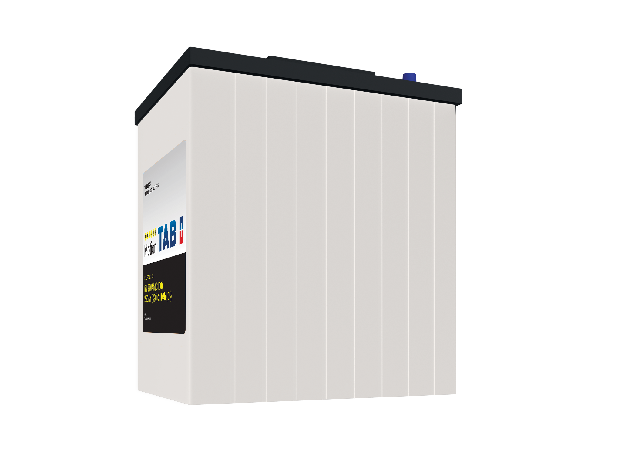 Batteri rørplate deep cycle 6V 250AH/20-210AH/5 (TAB 8380967) 244x190x270 mm 31,5 kg diagonal - Bilde 1