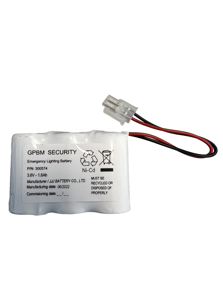 3,6V - 1600mAh - Ni-Cd REKKE - 69 x 23 x 43 - sub C - Molex5557-2