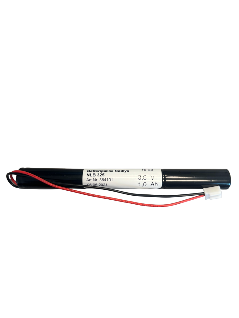 3,6V - 1000mAh (AA) - Ni-CD - Stav m/plugg 24