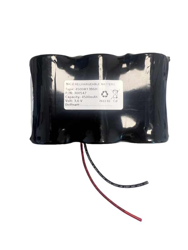 IMG_6619 3,6V - 4500mAh - Ni-Cd REKKE /m plugg 12