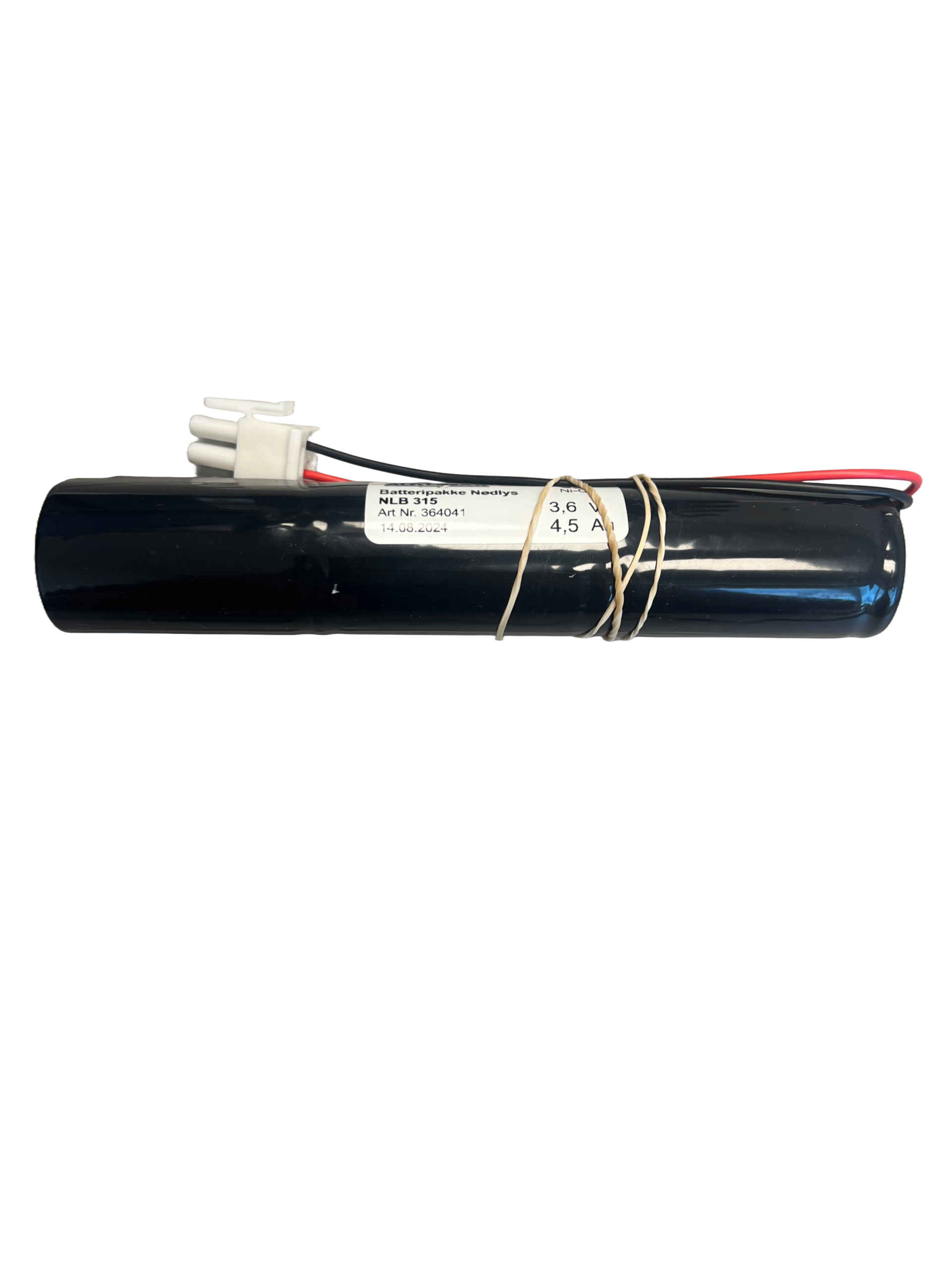 3,6V - 4500mAh - Ni-Cd STAV - 185 x 33 - D - AMP350777-1(2p) - Bilde 1