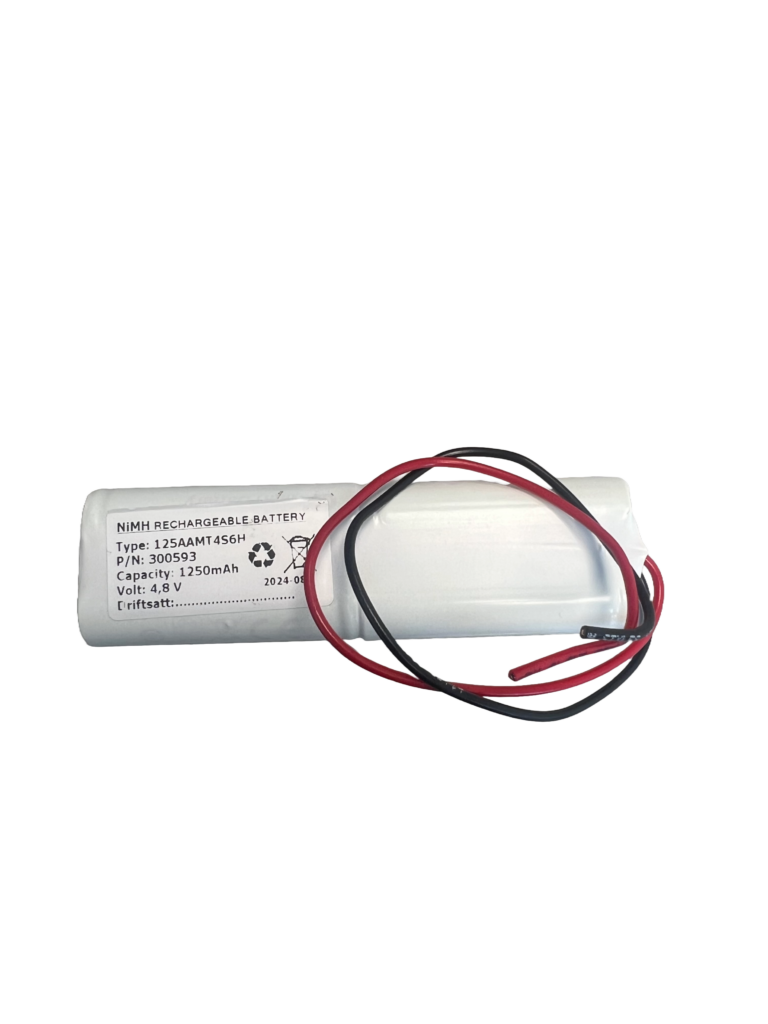 4,8v - 1250mAh - Ni-Mh 2xStav AA med ledning