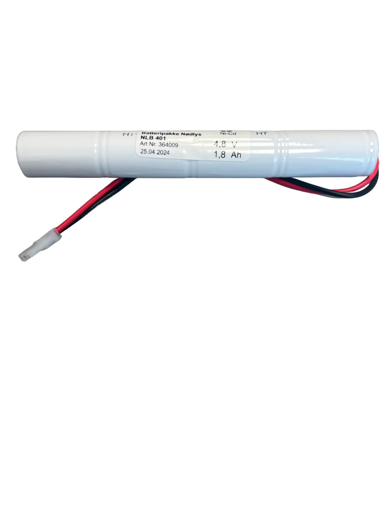 4,8V - 1700mAh -  Ni-Cd STAV - 175 x 23 - sub C - Molex5557-2