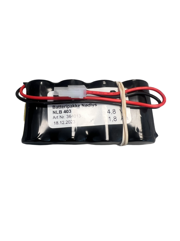 4,8V - 1600mAh - (NLB 403)  - Ni-Cd REKKE - 92 x 23 x 43 - D - Molex5557-2