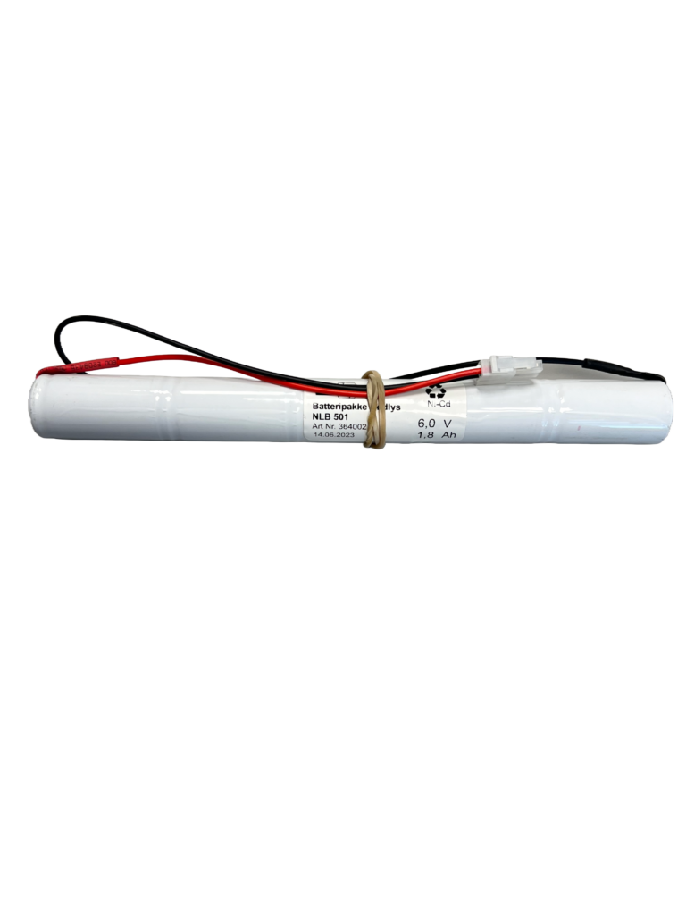 NLB 501 (6V1,8Ah-S-Plugg 12) - Ni-Cd STAV - 219 x 23 - sub C