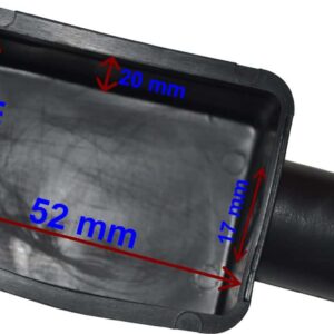 Polhette / beskyttelse negativ sort for kabel med kabelsko og polsko 204001 / 220000 - Bilde 2