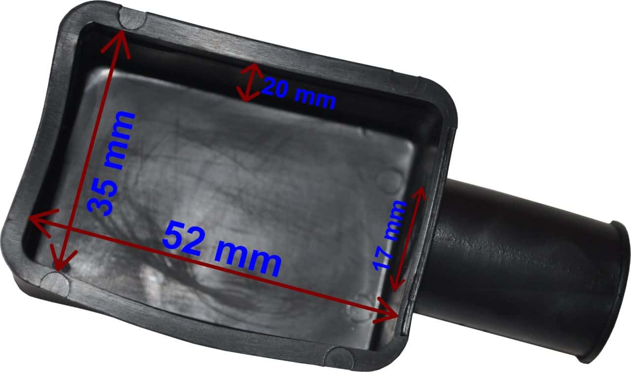 Polhette / beskyttelse negativ sort for kabel med kabelsko og polsko 204001 / 220000 - Bilde 2