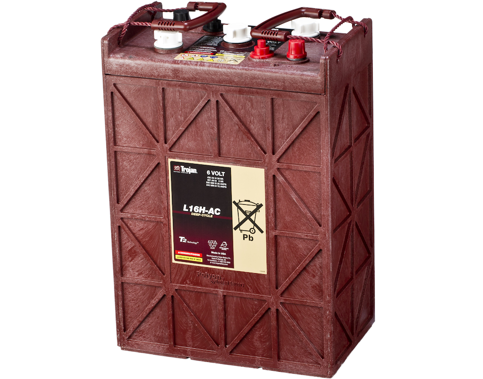 TROJAN Deep Cycle Traksjonsbatteri 6V 435AH (296x176x425mm) +diagonalt 57 kg