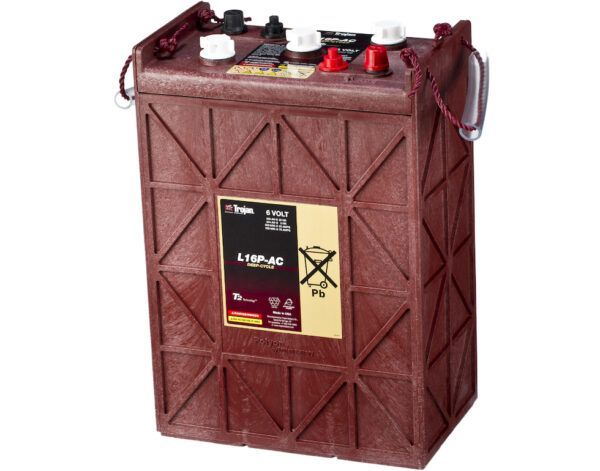 TROJAN Deep Cycle Traksjonsbatteri 6V 420AH (296x176x425mm) +diagonalt 52 kg