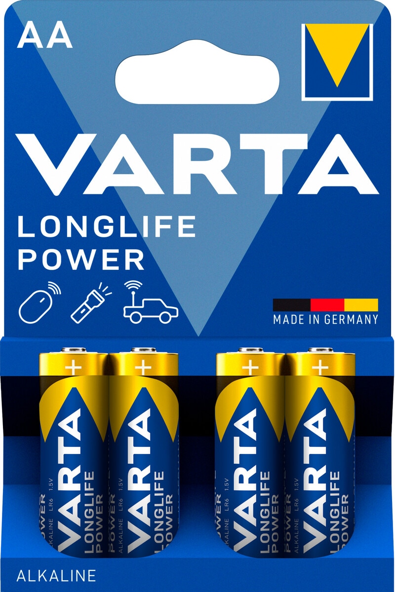 Varta (4006211354) Industrial AA 1,5V blister 4pk - Bilde 1
