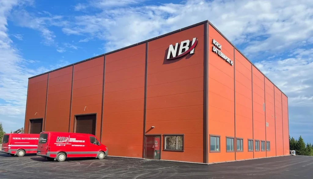 Lokalene til Norsk Batteriimport i Malvik