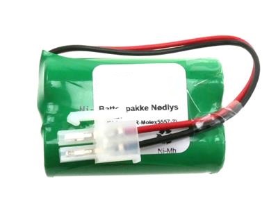 2,4v - 2100mAh - Ni-Mh REKKE m/plugg Molex 5557-2