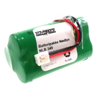 NLB 349 (3,6V - 1700mAh - Ni-Mh Trekant AA - Plugg 30) - Bilde 1