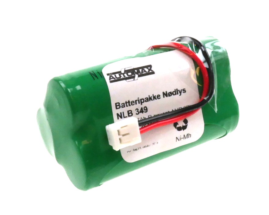 NLB 349 (3,6V - 1700mAh - Ni-Mh Trekant AA - Plugg 30)