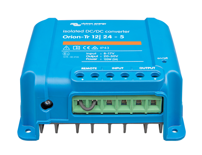 VICTRON Orion TR Omformer DC-DC 12>24V 5A (Galvanisk isolert)