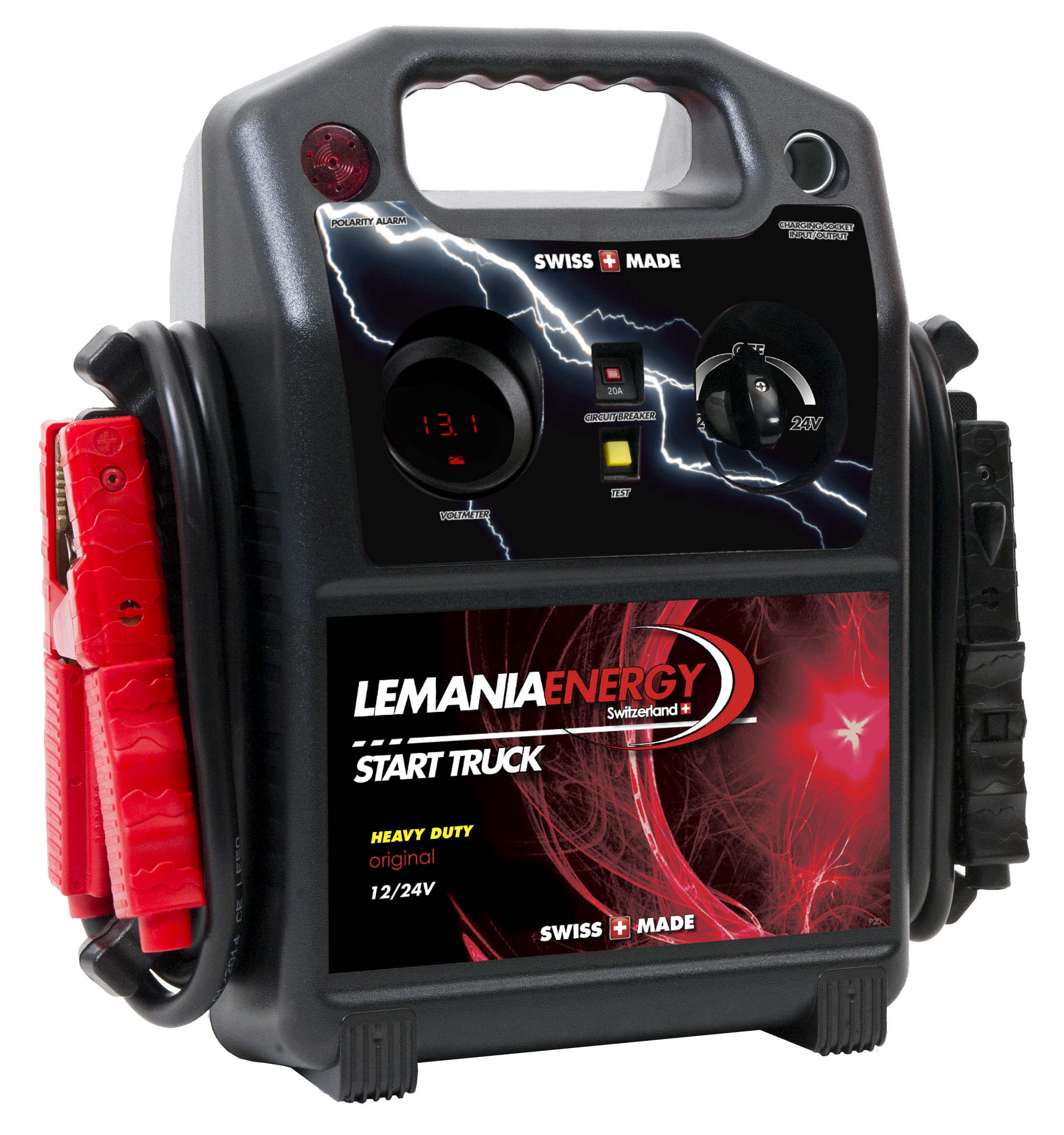LEMANIA Startbooster Proff 12/24V 6200A(P20-ST-25) - Bilde 1