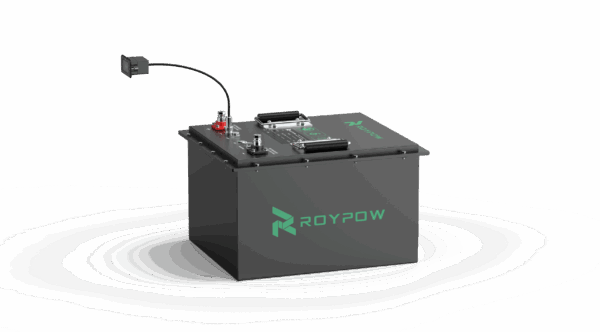 RoyPow 24V 100Ah LiFePO4 batteri for gulvvasker (338x307x233 mm) 28,8 KG