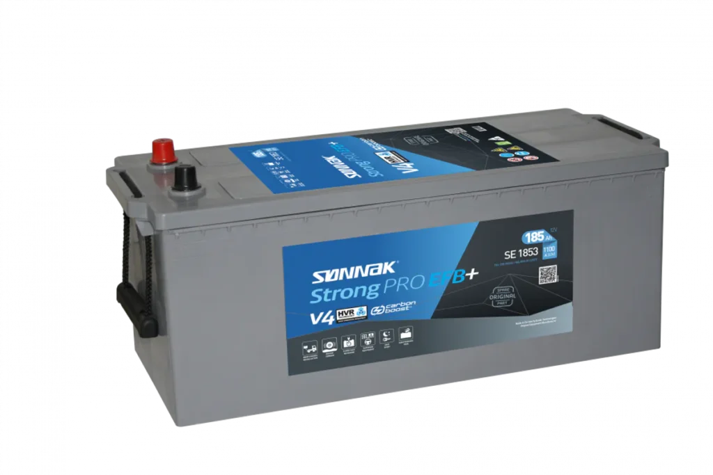 Startbatteri Sønnak 12V 185AH - 1100A EFB +V (D05) 513 x 223 x 223mm 47,1 kg