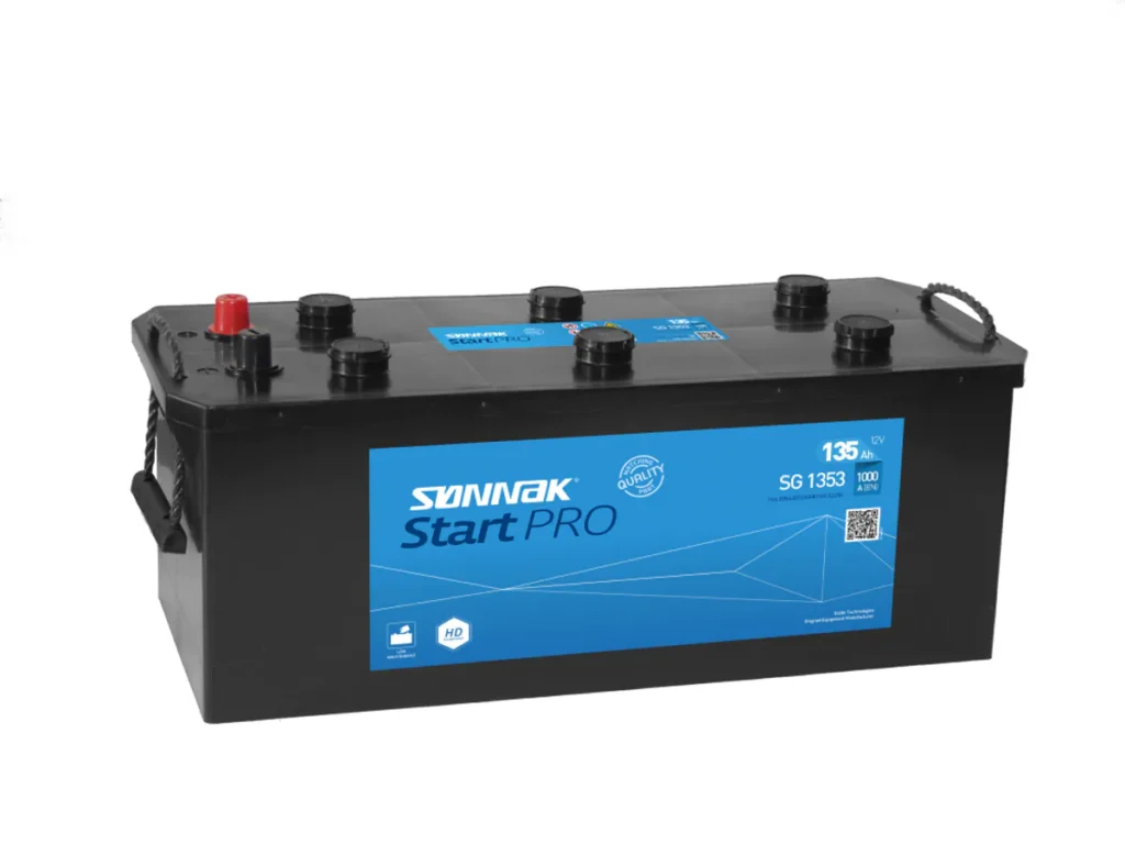 Startbatteri Sønnak 12V 135AH-1000A+V (DB 9) 514x218x190/210 mm 39,8 kg