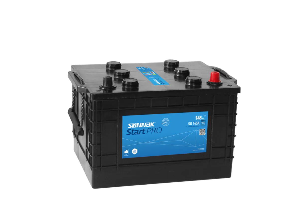Startbatteri Sønnak 12V 145AH-100A+H langside (F21) 360x253x222/240 mm 38,1 kg - Bilde 1