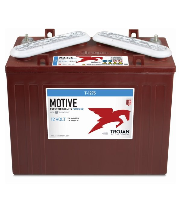 TROJAN Deep Cycle Traksjonsbatteri 12V 150AH (329x181x283mm) +venstre 39 kg