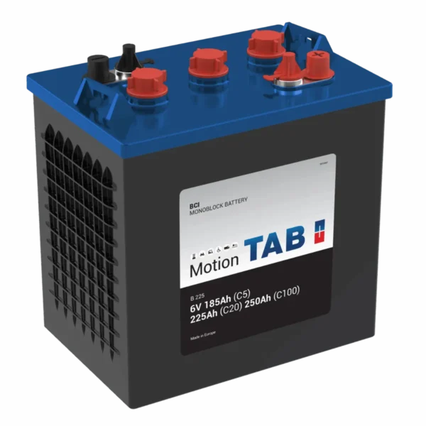 TAB Motion B225 dypsyklisk 6V batteri 225Ah - industribatteri for truck og energilagring