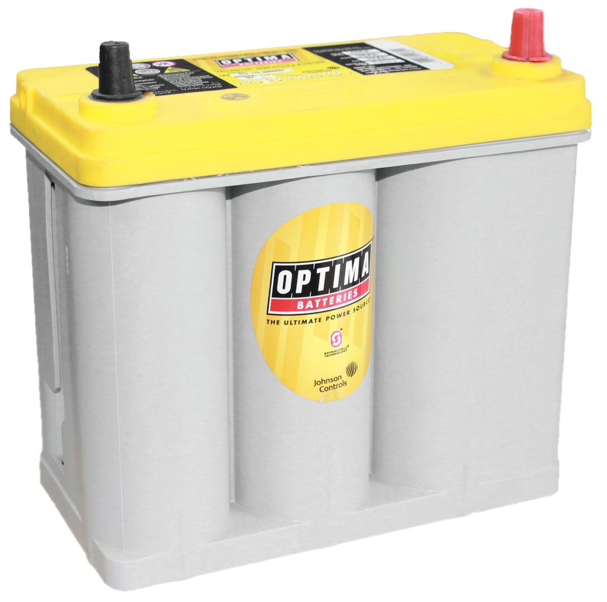 OPTIMA AGM Yellow Top 12V 38AH 460CCA (237x129x227mm) +høyre 8072-176 - Bilde 1