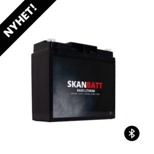 SKANBATT Base Lithium - 12V 20Ah 30A BMS - 180x78x164mm - Bluetooth - 3 Års garanti - Bilde 1