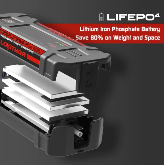LOKITHOR Lithium Startbooster 12V 1000A