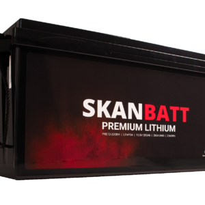 SKANBATT Premium Lithium - 12V 200Ah 200A BMS - 502x187x242mm - Bluetooth - Heat - 8 Års garanti - Bilde 2