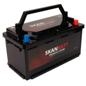 SKANBATT Premium Lithium - 12V 100Ah 100A BMS - 359x178x188mm - Bluetooth - Heat - 8 Års garanti - Bobil +H - Bilde 4