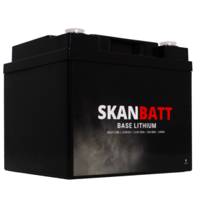 SKANBATT Base Lithium - 12V 50Ah 50A BMS - 198x166x170mm - Bluetooth - 3 Års garanti - Bilde 1