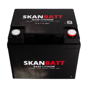 SKANBATT Base Lithium - 12V 50Ah 50A BMS - 198x166x170mm - Bluetooth - 3 Års garanti - Bilde 3