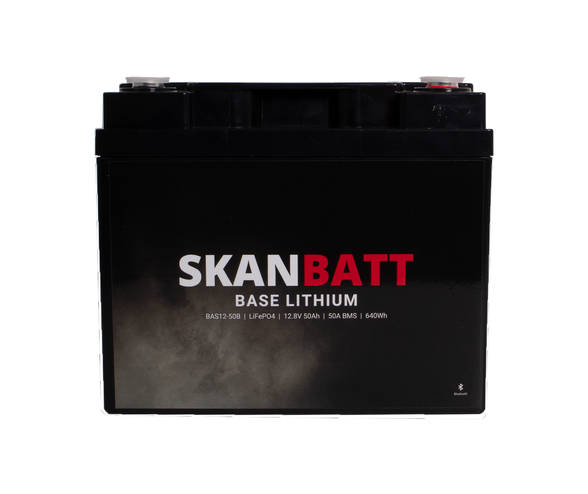 SKANBATT Base Lithium - 12V 50Ah 50A BMS - 198x166x170mm - Bluetooth - 3 Års garanti - Bilde 4