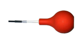 Dreneringspære 340ml med rør 70mm + sugerørtube 6x760 P555