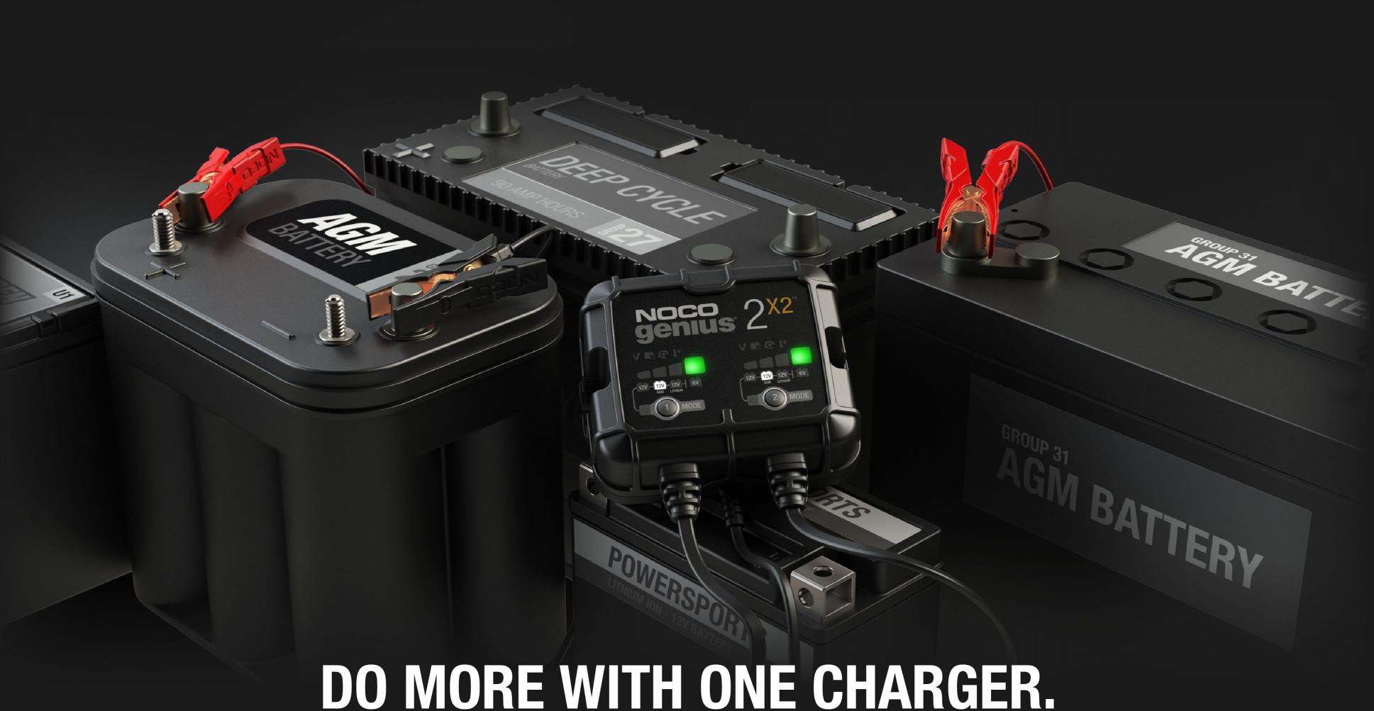 NOCO Elektronisk Batterilader 6/12V 4x2A (4-kanaler) - Bilde 2