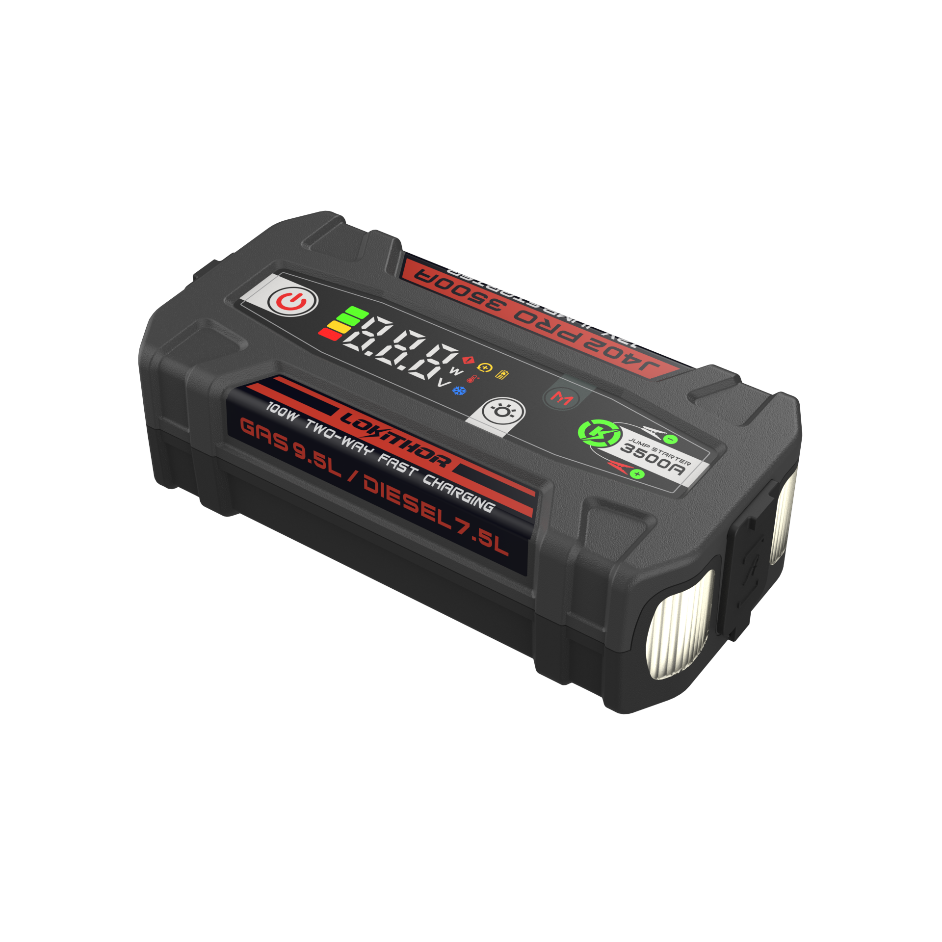 LOKITHOR Lithium Startbooster 12V 3500A - Bilde 3